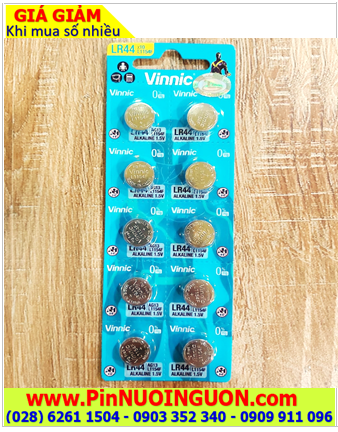 COMBO 1 vỉ 10viên Pin VINNIC L1154F, AG13, LR44, A76 chính hãng _Giá 25.000đ/vỈ 10viên